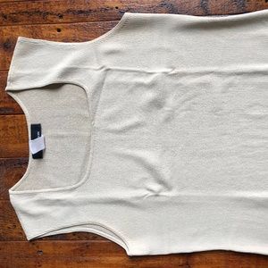 Jones of New York Cream Knit Tank